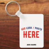 MODERNE, STYLISCH ZOLLBARE WEISSE, ÜBERPRÜFT MARKI SCHLÜSSELANHÄNGER (Vorderseite)