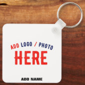 MODERNE, STYLISCH ZOLLBARE WEISSE, ÜBERPRÜFT MARKI SCHLÜSSELANHÄNGER (Rückseite)