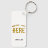 MODERNE, STYLISCH ZOLLBARE WEISSE, ÜBERPRÜFT MARKI SCHLÜSSELANHÄNGER (Rückseite)