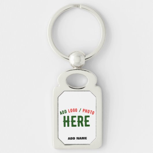 MODERNE, STYLISCH ZOLLBARE WEISSE, ÜBERPRÜFT MARKI SCHLÜSSELANHÄNGER (Vorderseite)