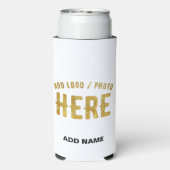 MODERNE, STYLISCH ZOLLBARE WEISSE, ÜBERPRÜFT MARKI SELTERS DOSENKÜHLER (Seltzer Rückseite)