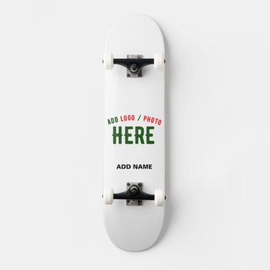 MODERNE, STYLISCH ZOLLBARE WEISSE, ÜBERPRÜFT MARKI SKATEBOARD (Vorderseite)