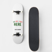 MODERNE, STYLISCH ZOLLBARE WEISSE, ÜBERPRÜFT MARKI SKATEBOARD (Vorne)