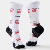 MODERNE, STYLISCH ZOLLBARE WEISSE, ÜBERPRÜFT MARKI SOCKEN (Gewinkelt)