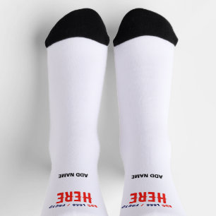 MODERNE, STYLISCH ZOLLBARE WEISSE, ÜBERPRÜFT MARKI SOCKEN