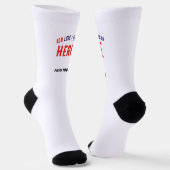 MODERNE, STYLISCH ZOLLBARE WEISSE, ÜBERPRÜFT MARKI SOCKEN (Gewinkelt)
