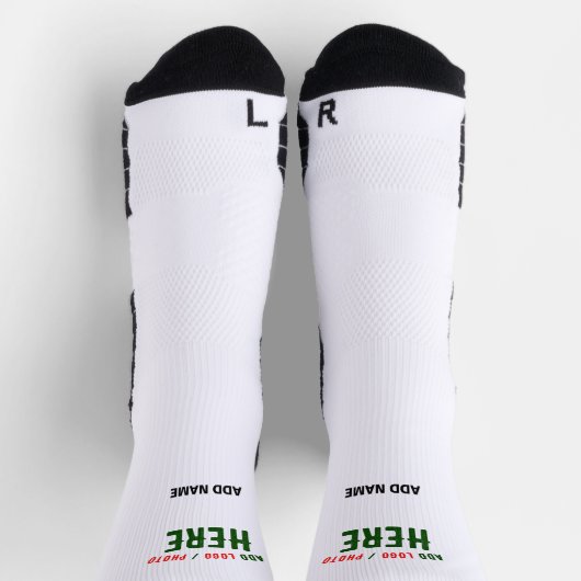 MODERNE, STYLISCH ZOLLBARE WEISSE, ÜBERPRÜFT MARKI SOCKEN (Oben)