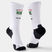 MODERNE, STYLISCH ZOLLBARE WEISSE, ÜBERPRÜFT MARKI SOCKEN (Gewinkelt)