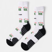 MODERNE, STYLISCH ZOLLBARE WEISSE, ÜBERPRÜFT MARKI SOCKEN (Links)