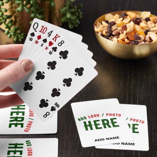 MODERNE, STYLISCH ZOLLBARE WEISSE, ÜBERPRÜFT MARKI SPIELKARTEN (Insitu)