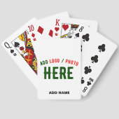 MODERNE, STYLISCH ZOLLBARE WEISSE, ÜBERPRÜFT MARKI SPIELKARTEN (Rückseite)