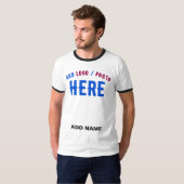 MODERNE, STYLISCH ZOLLBARE WEISSE, ÜBERPRÜFT MARKI T-Shirt (Vorne ganz)