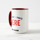MODERNE, STYLISCH ZOLLBARE WEISSE, ÜBERPRÜFT MARKI TASSE (Vorderseite Links)