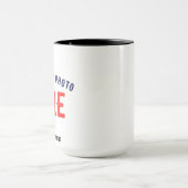 MODERNE, STYLISCH ZOLLBARE WEISSE, ÜBERPRÜFT MARKI TASSE (Zentrum)