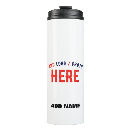 MODERNE, STYLISCH ZOLLBARE WEISSE, ÜBERPRÜFT MARKI THERMOSBECHER (Vorderseite)