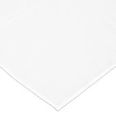 MODERNE, STYLISCH ZOLLBARE WEISSE, ÜBERPRÜFT MARKI TISCHDECKE (Schrägansicht)