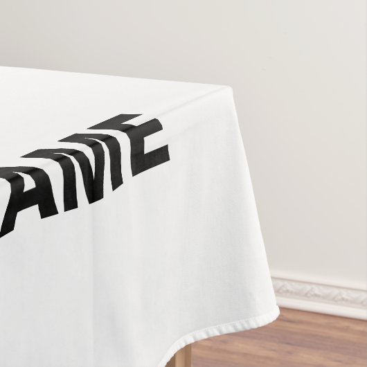 MODERNE, STYLISCH ZOLLBARE WEISSE, ÜBERPRÜFT MARKI TISCHDECKE (Beispiel)