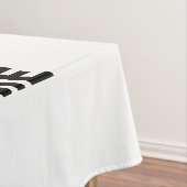 MODERNE, STYLISCH ZOLLBARE WEISSE, ÜBERPRÜFT MARKI TISCHDECKE (Beispiel)