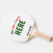 MODERNE, STYLISCH ZOLLBARE WEISSE, ÜBERPRÜFT MARKI TISCHTENNIS SCHLÄGER (Seitenansicht)