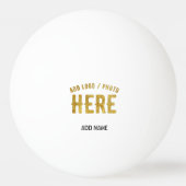 MODERNE, STYLISCH ZOLLBARE WEISSE, ÜBERPRÜFT MARKI TISCHTENNISBALL (Vorderseite)