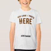 MODERNE, STYLISCH ZOLLBARE WEISSE, ÜBERPRÜFT MARKI Tri-Blend SHIRT (Vorderseite)