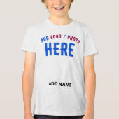 MODERNE, STYLISCH ZOLLBARE WEISSE, ÜBERPRÜFT MARKI Tri-Blend SHIRT (Vorderseite)