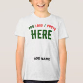 MODERNE, STYLISCH ZOLLBARE WEISSE, ÜBERPRÜFT MARKI Tri-Blend SHIRT (Vorderseite)