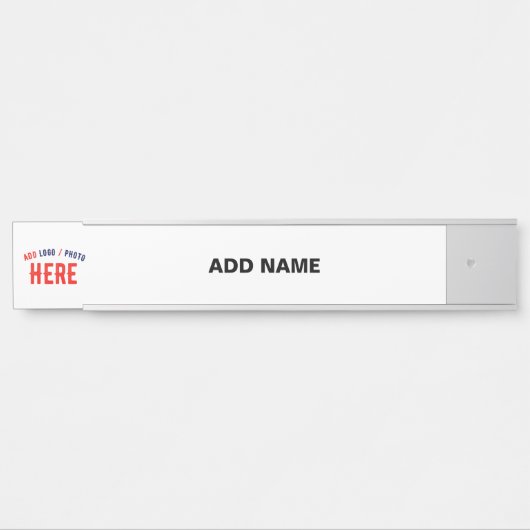 MODERNE, STYLISCH ZOLLBARE WEISSE, ÜBERPRÜFT MARKI TÜRSCHILD (Vorderseite )