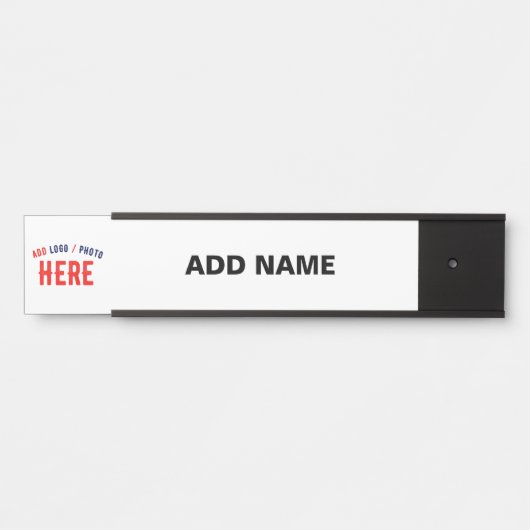 MODERNE, STYLISCH ZOLLBARE WEISSE, ÜBERPRÜFT MARKI TÜRSCHILD (Vorderseite )