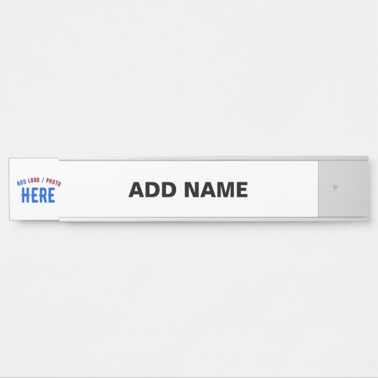 MODERNE, STYLISCH ZOLLBARE WEISSE, ÜBERPRÜFT MARKI TÜRSCHILD (Vorderseite )