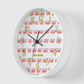 MODERNE, STYLISCH ZOLLBARE WEISSE, ÜBERPRÜFT MARKI UHR (Winkel)