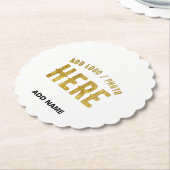 MODERNE, STYLISCH ZOLLBARE WEISSE, ÜBERPRÜFT MARKI UNTERSETZER (angewinkelt)