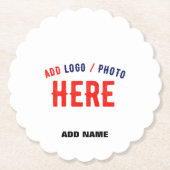 MODERNE, STYLISCH ZOLLBARE WEISSE, ÜBERPRÜFT MARKI UNTERSETZER (Vorderseite)