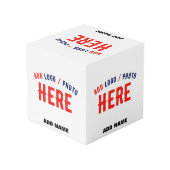 MODERNE, STYLISCH ZOLLBARE WEISSE, ÜBERPRÜFT MARKI WÜRFEL (Rückseite Schrägansicht)