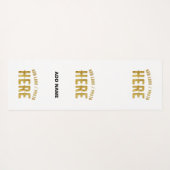 MODERNE, STYLISCH ZOLLBARE WEISSE, ÜBERPRÜFT MARKI YOGAMATTE (Rückseite (Horizontal))