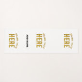 MODERNE, STYLISCH ZOLLBARE WEISSE, ÜBERPRÜFT MARKI YOGAMATTE (Vorderseite (Horizontal))