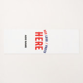 MODERNE, STYLISCH ZOLLBARE WEISSE, ÜBERPRÜFT MARKI YOGAMATTE (Rückseite (Horizontal))