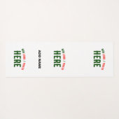 MODERNE, STYLISCH ZOLLBARE WEISSE, ÜBERPRÜFT MARKI YOGAMATTE (Rückseite (Horizontal))