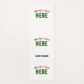 MODERNE, STYLISCH ZOLLBARE WEISSE, ÜBERPRÜFT MARKI YOGAMATTE (Rückseite)