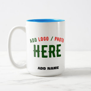 MODERNE, STYLISCH ZOLLBARE WEISSE, ÜBERPRÜFT MARKI ZWEIFARBIGE TASSE