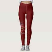 Moderne, stylische, maximalistische Individuelle N Leggings (Vorderseite)