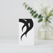 Moderne, stylische Visitenkarte (Stehend Vorderseite)