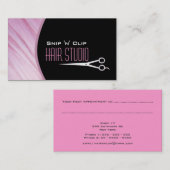 Moderne Stylist-Salon-Verabredungs-Geschäfts-Karte Terminkarte (Vorne/Hinten)