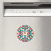 Moderne Südwest-Mandala Magnet (In Situ (Geschirrspüler))