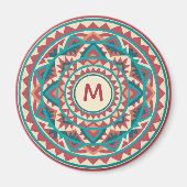 Moderne Südwest-Mandala Magnet (Vorne)