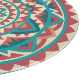 Moderne Südwest-Mandala Schneidebrett (Ecke)