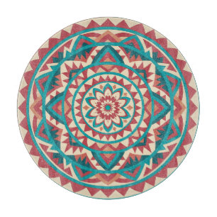 Moderne Südwest-Mandala Schneidebrett