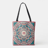 Moderne Südwest-Mandala Tasche (Rückseite)