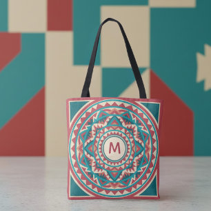 Moderne Südwest-Mandala Tasche
