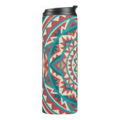 Moderne Südwest-Mandala Thermosbecher (Nach links gedreht)